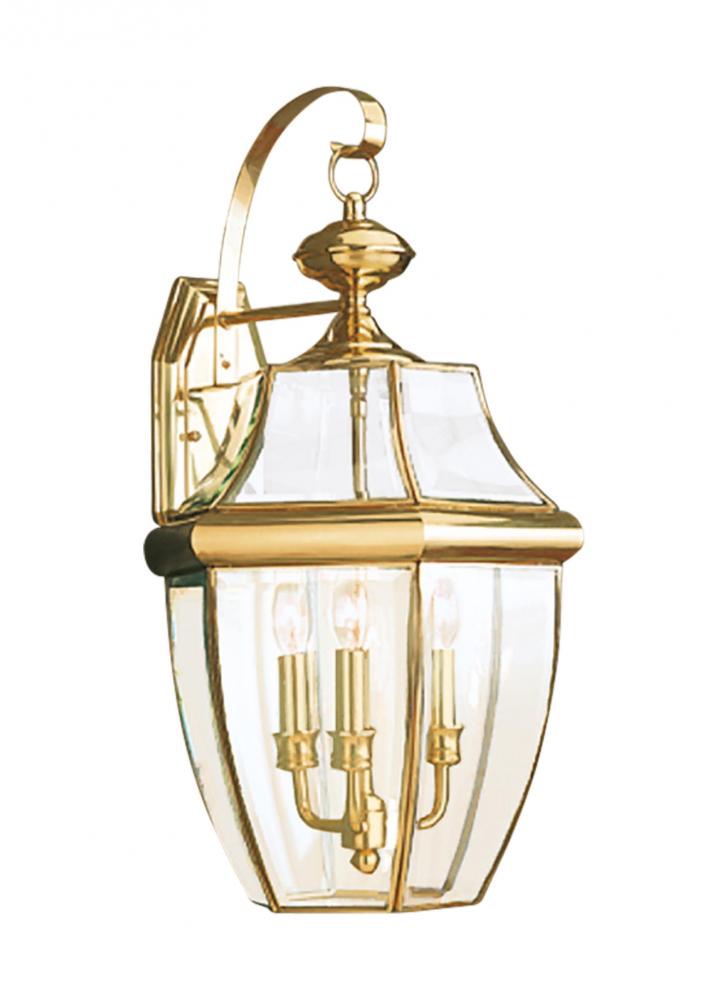 Lancaster Three Light Outdoor Wall Lantern