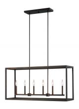 Generation Lighting 6634506-710 - Moffet Street Six Light Island Pendant