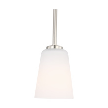 Generation Lighting GLP1031BS - Miles One Light Mini-Pendant