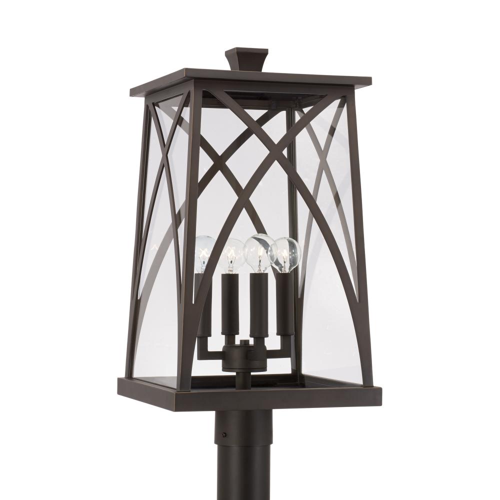 Four Light Outdoor Post Lantern