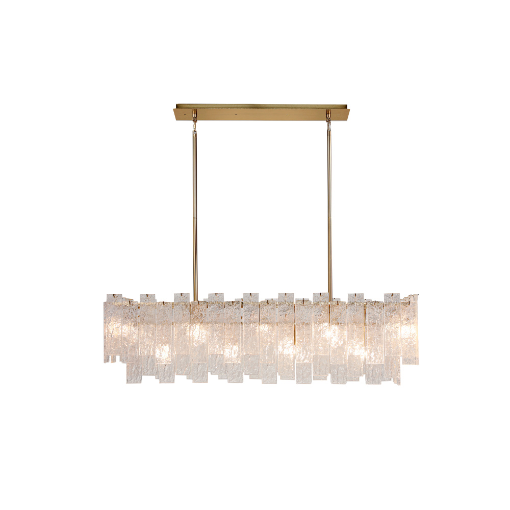 Flavia Large Long Rectangular Chandelier