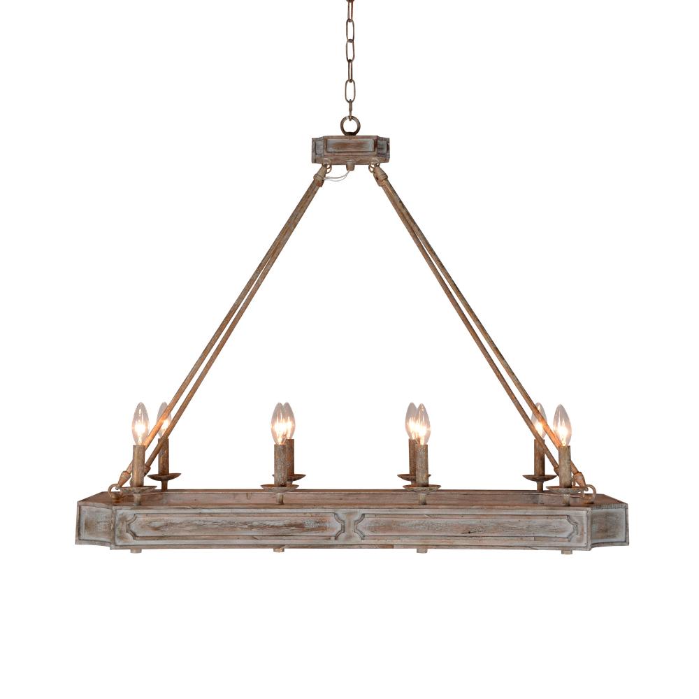 Charlotte 8-Light Long Chandelier