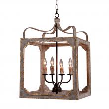 Terracotta Lighting H7204S-4 - Nadia Small Chandelier W/O Glass