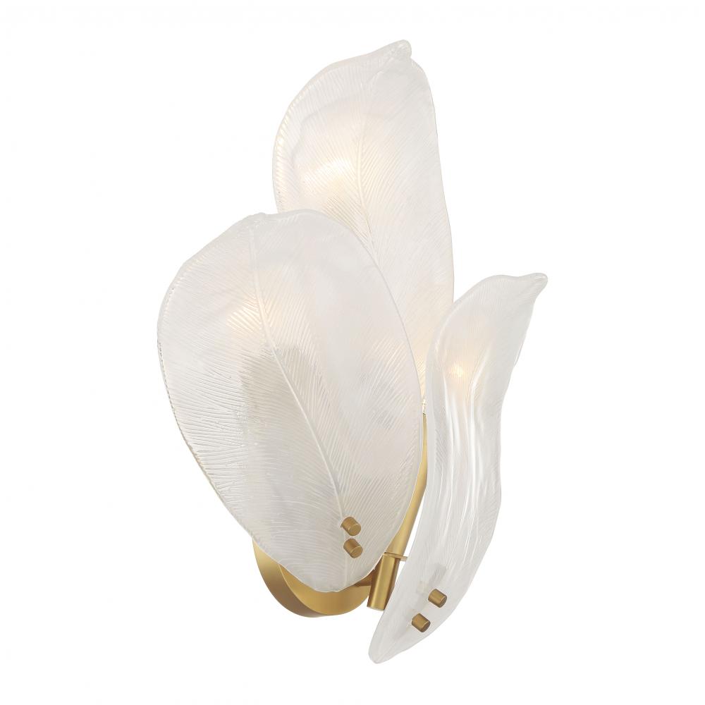 Orchid 18.25" High 3-Light Wall Sconce