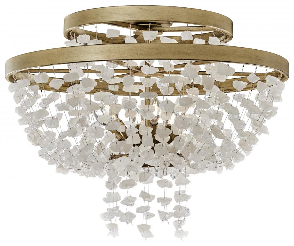 Stonybrook - 6 Light Flush Mount, a Robin Baron Design