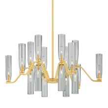 Hudson Valley 6817-AGB - HARPSWELL Chandelier