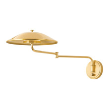 Hudson Valley 6910-AGB - BROCKVILLE Plug-in Sconce