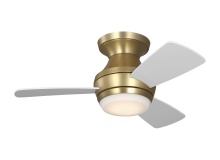 Visual Comfort & Co. Fan Collection 3IKHR32BBSD - Ikon 32 Hugger LED - Burnished Brass