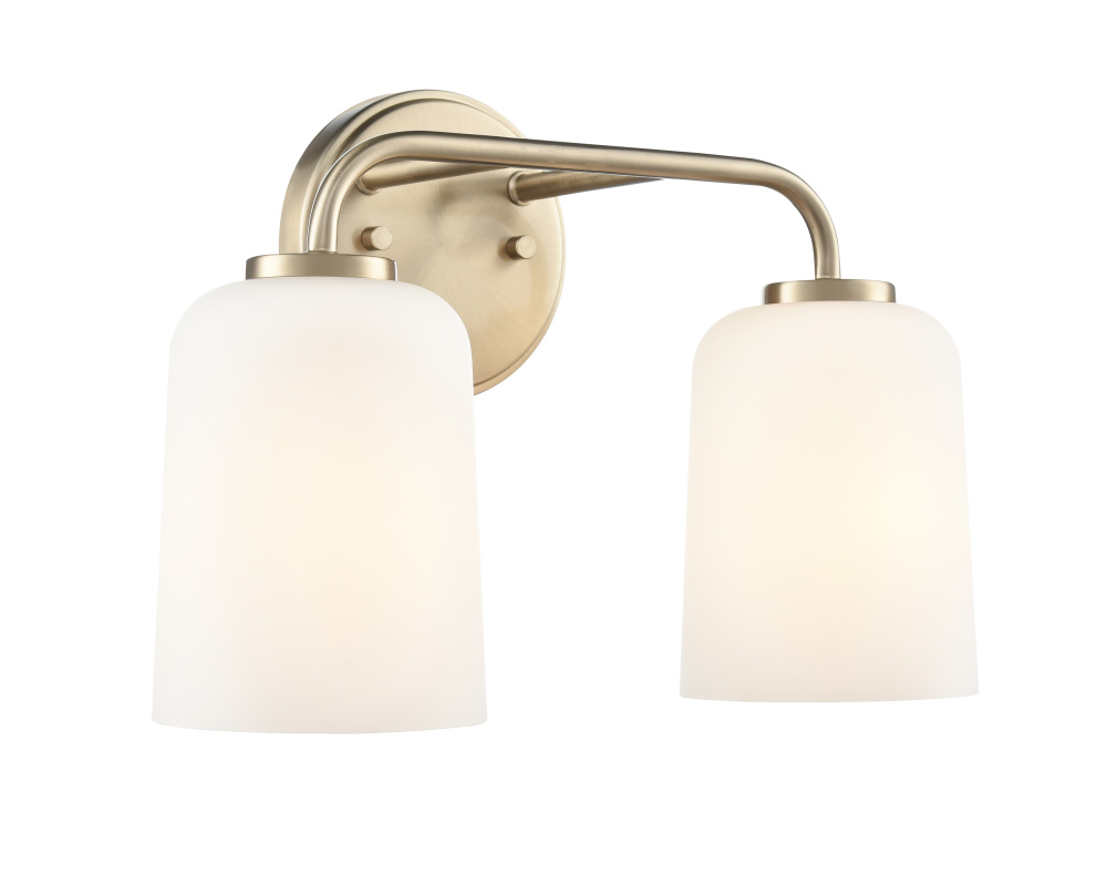 Laphia 14" Wide 2-Light Vanity - Modern Gold