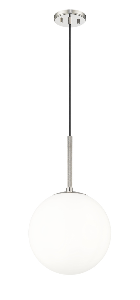 Kairo 12" Wide 1-Light Pendant - Polished Nickel