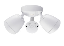 Millennium M-18002-MW - 10.5" High 2-Light LED Outdoor Security Flood Light - Powder Coated Matte White