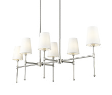 Millennium 16506-PN - Adorra 48" Wide 6-Light Chandelier - Polished Nickel