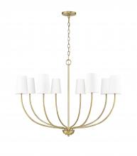 Millennium 29908-VB - Kandor 8-Light Chandelier Ceiling Light Vintage Brass