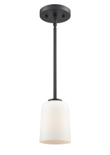 Millennium 214001-MB - Laphia 5" Wide 1-Light Pendant - Matte Black