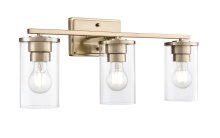 Millennium 2703-MG - Verlana 22" Wide 3-Light Vanity - Modern Gold