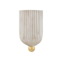 Mitzi by Hudson Valley Lighting H1056101-AGB/CFC - Amira Wall Sconce