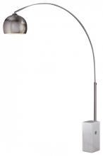 Minka George Kovacs P054-084 - GEORGE'S READING ROOM - 1 LIGHT ARC FLOOR LAMP MARBLE BASE