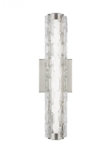 Visual Comfort & Co. Studio Collection WB1876SN-L1 - Cutler 18" Staggered Glass LED Sconce