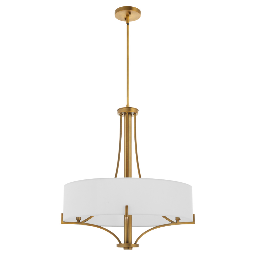 IMPERIAL 4 LIGHT PENDANT - BRUSHED BRASS