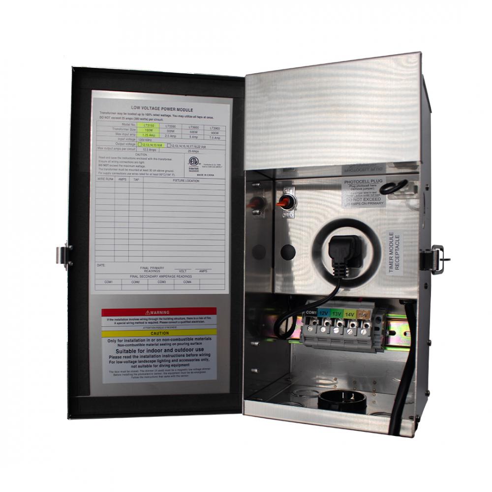 150W Transformer, Type:Toroidal, 12/13/14/15VAC, 1COMM, output 12-15V AC