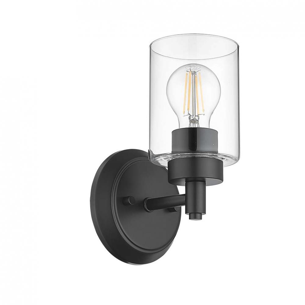 Mincio 1-Light Clear Glass Sconce - MB
