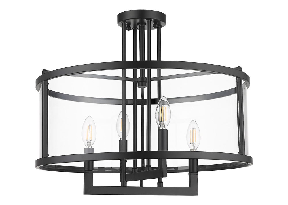 Ravenna 4-Light Semi Flush Mount - MB