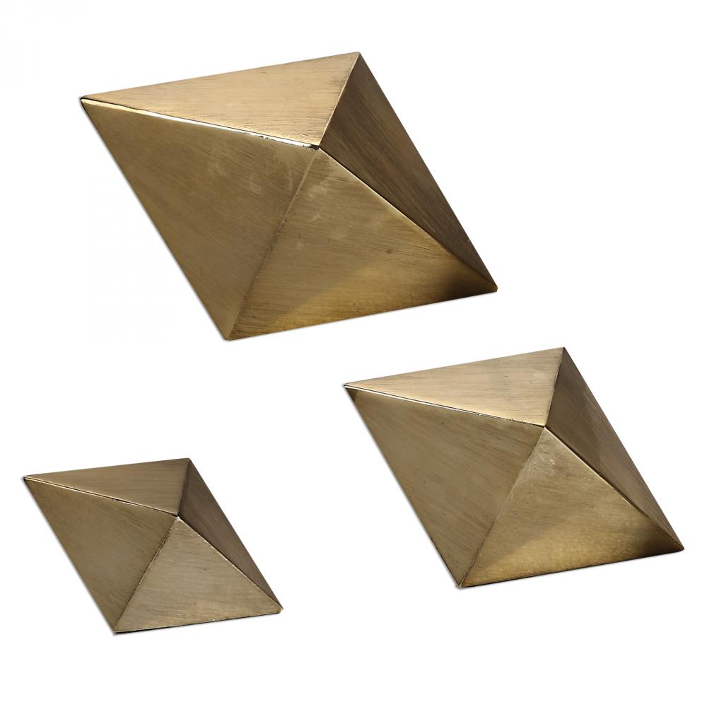 Uttermost Rhombus Champagne Accents Set/3
