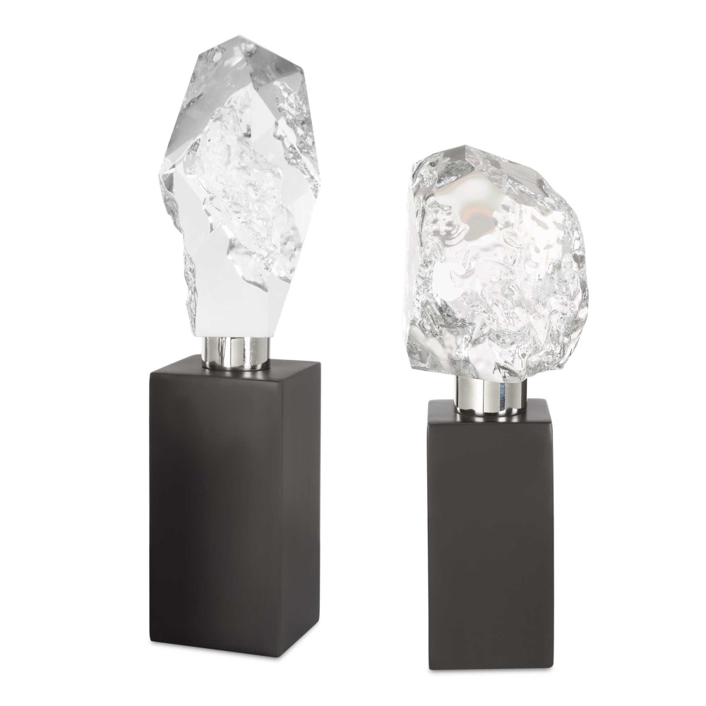 Uttermost Crystal Peak Sculptures Set/2