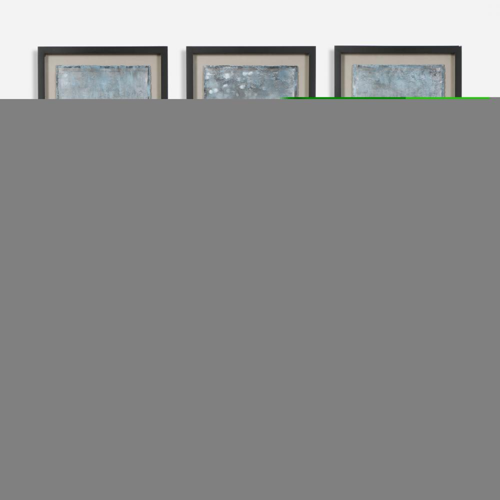 Uttermost Ocean Swell Painted Metal Art Set/3 3 Cartons