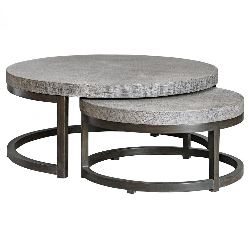 Uttermost Aiyara Gray Nesting Tables Set/2