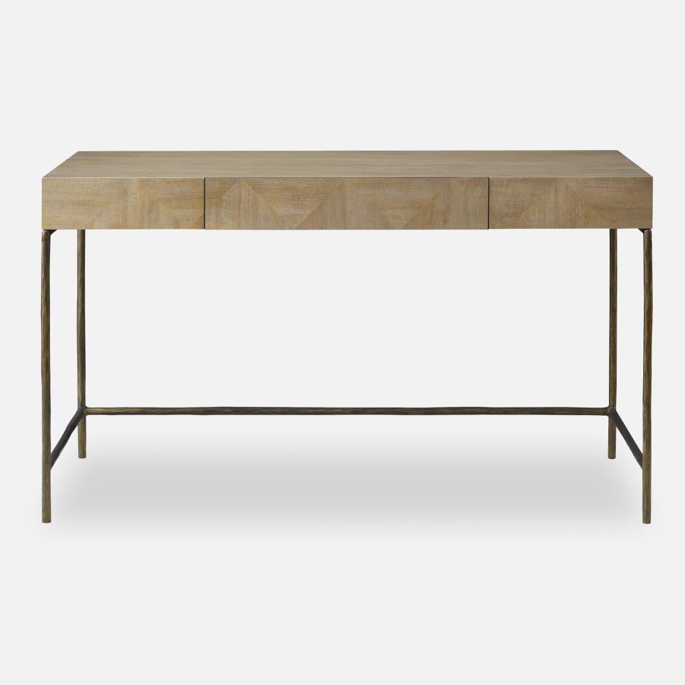Uttermost Aristotle Natural Wood Modern Desk