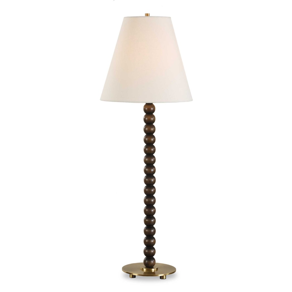 Uttermost Gallus Wood Spheres Table Lamp