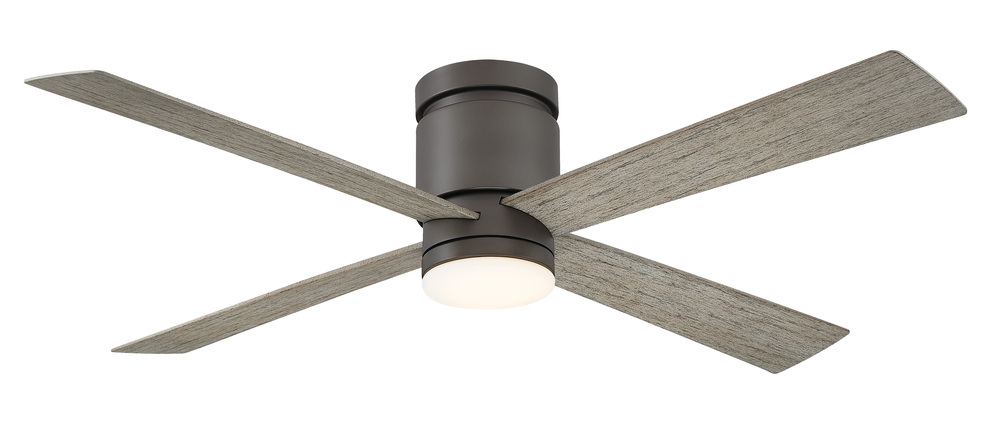 Kwartet 52 inch Indoor/Outdoor Ceiling Fan with LED CCT Select Light Kit