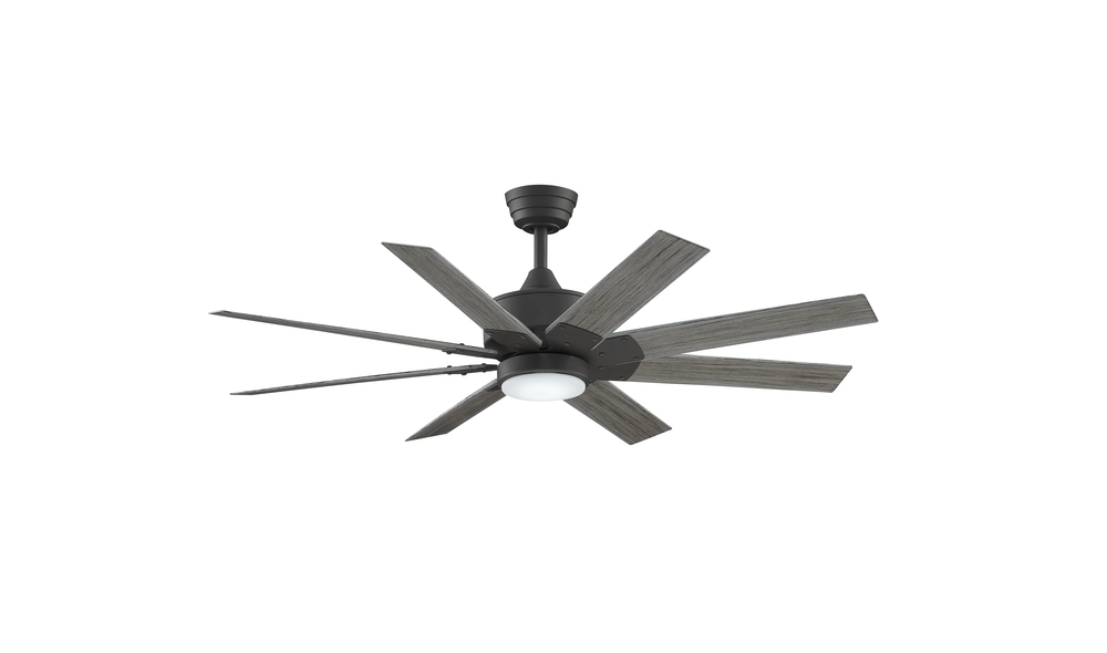 Levon Custom Indoor/Outdoor Ceiling Fan DC Motor - Matte Greige