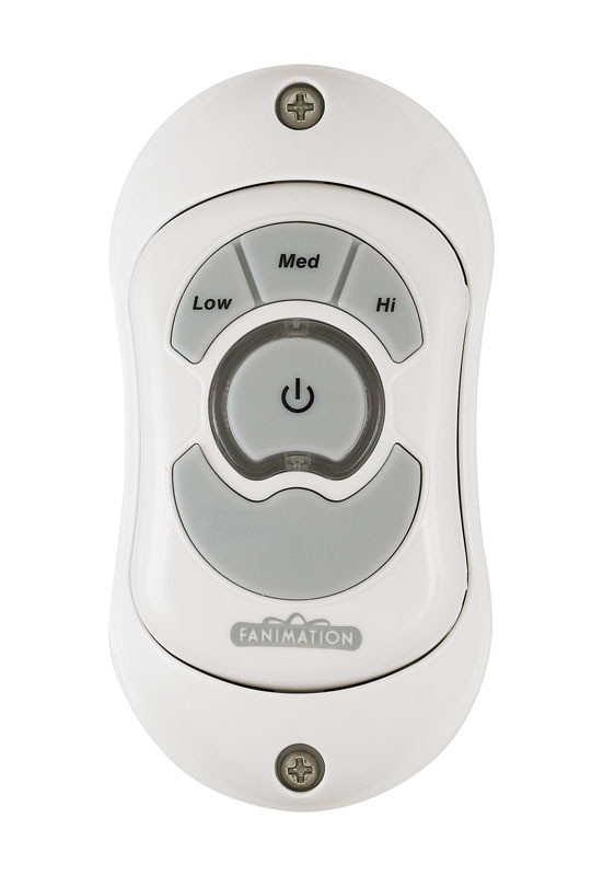 Kellan Ceiling Fan Held-held Remote - 3 Speed Fan Only - White